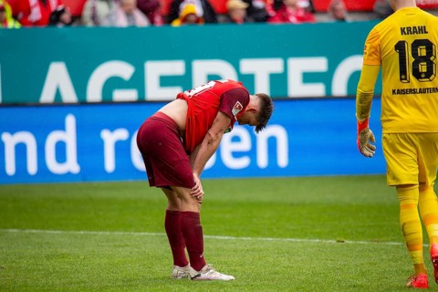 20.04.2024, Football 2nd Bundesliga, Season 2023/24, Matchday 30: 1. FC Kaiserslautern vs SV Wehen
