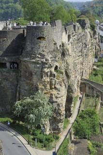 The Bock fortifications and casemates in Luxembourg, Grand Duchy of Luxembourg