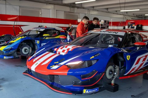 10 May 2024, Hockenheimring Germany : Free practice of the International GT Open