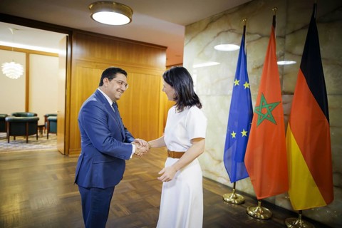 Annalena Bärbock (Alliance 90/The Greens), Federal Foreign Minister, meets the Foreign Minister of