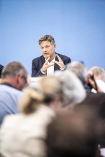 Federal Minister for Economic Affairs and Climate Protection Robert Habeck (Alliance 90/The Greens)