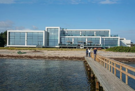 Modern architecture, Hotel Sinatur in Nyborg, Funen, Fyn, Fyn Island, Denmark, Scandinavia, Europe