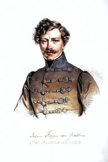 Johann Steiger von Arnstein, 1803-1869, Austrian mining engineer, Historical, digitally restored