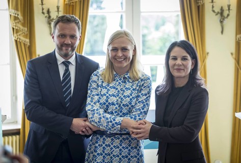 Press conference with Annalena Bärbock (Alliance 90/The Greens), Federal Foreign Minister, the