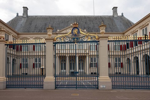 Royal Palace Noordeinde, official residence of the Dutch monarchy, Royal Palace, The Hague,