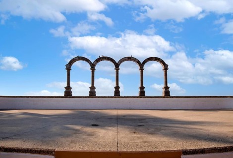 Famous Puerto Vallarta sea promenade, El Malecon, with ocean lookouts, beaches, scenic landscapes