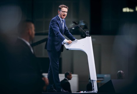 Carsten Linnemann, Deputy Chairman of the CDU, recorded at the CDU Germany 2024 party conference in