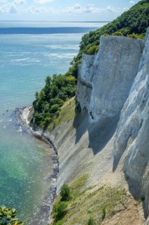 Möns Klint chalk cliff, Baltic Sea, island of Mön, Denmark, Scandinavia, Europe