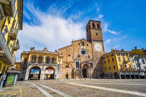 Piazza della Vittoria, Lodi, Lombardy, Italy, Europe