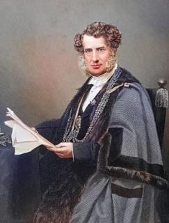 Sir Robert Walter Carden, 1801-1888, Lord Mayor of London. Painted by DJ Pound after a photograph