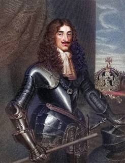 Charles II, also known as The Merry Monarch, 1630-1685, King of Great Britain and Ireland. From the