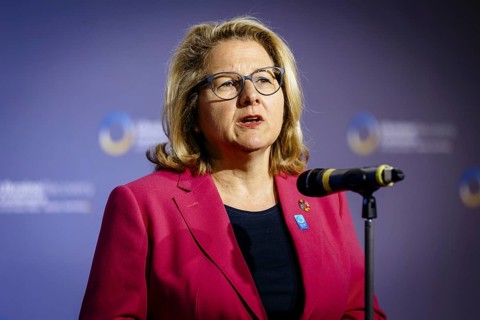 Svenja Schulze (SPD), Federal Minister for Economic Cooperation and Development, pictured at the