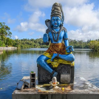Sculpture Figure Statue of Hindu God Hindu deity Lord Shiva of Hindu religion Hinduism standing