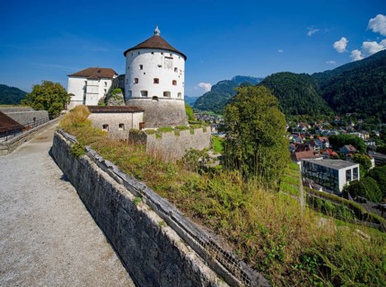 Wallachenbastion, medieval fortress Kufstein with the museum, Kufstein, Tyrol, Austria, Europe
