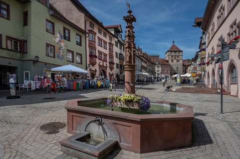Apostelbrunnen, Hauptstr., Rottweil, Baden-Württemberg, Germany, Europe