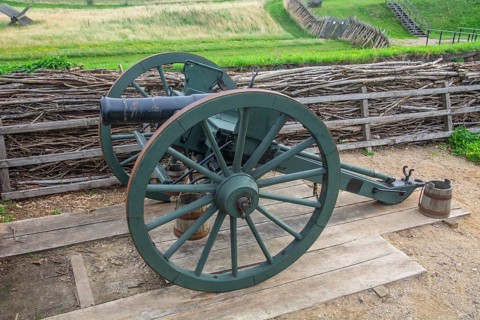 Dybbøl Banker entrenchment, memory from the war with Germany 1864, Dybbol, Sonderborg, Als, South