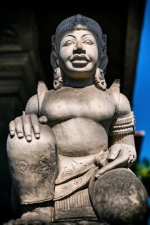 Female temple figure, head, face, woman, calm, Hinduism, relaxation, wellness, female, serenity,