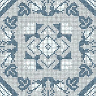 Mosaic tiles background, seamless vector pattern