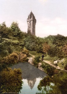 Wallace Monument is a 67 metre high square tower built in 1869 near Stirling, Scotland, to