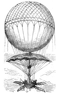 Balloon with dropping device, by Marie Madeleine Sophie Armant, 25 March 1778, 6 July 1819, the