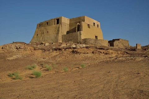 Throne room, former church, then a mosque, Old Dongola, capital of the Nubian Christian kingdom of