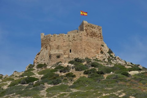 Cabrera Castle, Parque Nacional de Cabrera, Cabrera National Park, Cabrera Archipelago, Majorca,