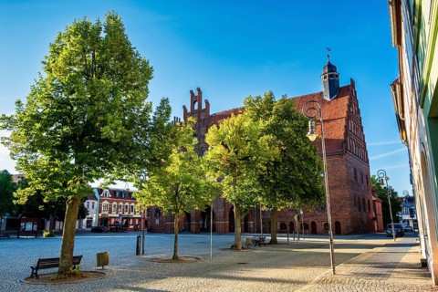 Jüterbog City Hall, Brandenburg, Germany, Europe