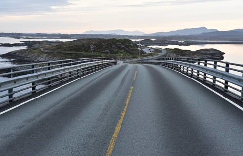 Archipelago Landscape on the Atlantic Road in Norway