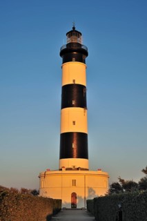The phare de Chassiron lighthouse at sunset, Saint-Denis-d'Oléron on the island of Ile d'Oléron,