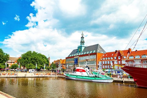 Ratsdelft, Emden, East Frisia, Germany, Europe