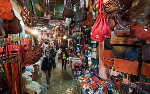 Morocco, Djemaa El Fna Square, Marrakech, Souks, Africa