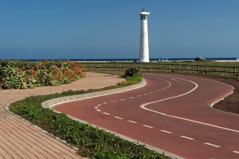 Fuerteventura, Canary Islands, Lighthouse in Morro Jable, Jandia, Faro de Jandia, Spain, Europe