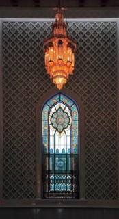 The Great Sultan Qabus Mosque in Muscat is the main mosque in Oman. It is considered one of the