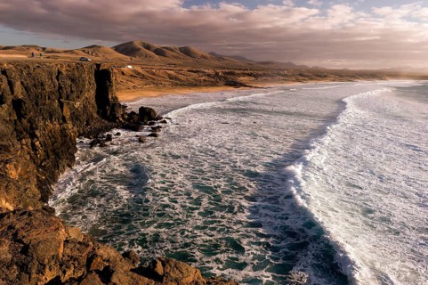 Fuerteventura, Canary Island, El Cotillo, Playa del Castillo, Spain, Europe