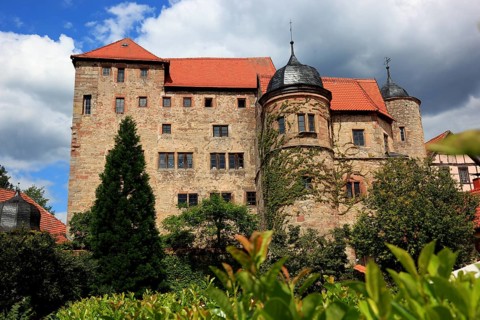 Johanniterburg Kühndorf, Kühndorf Castle, built in 1315 by the Order of St. John on the remains of