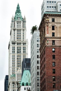 Woolworth building, skyscraper, historic, Broadway, Manhattan, New York, USA, North America