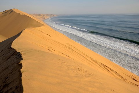 Dune near Sandwich Harbour, Atlantic Coast, Namib-Naukluft Park, Namibia, Africa