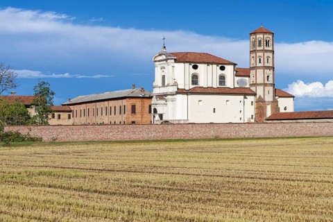 The Abbey of Lucedio, Principato di Lucedio, starting point for rice cultivation in Europe, Trino,