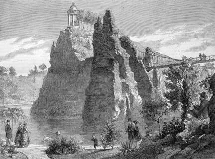 Parc des Buttes-Chaumont, an English-style landscape garden in the northeastern 19th arrondissement