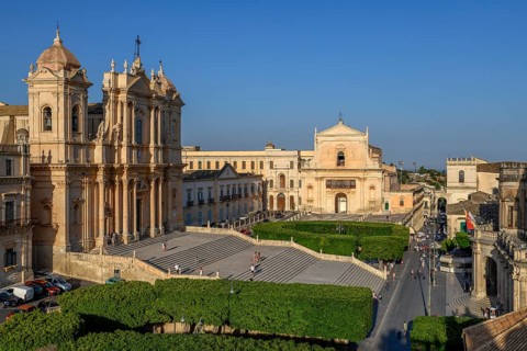 San Nicolò Cathedral, Noto, Syracuse Province, Sicily, Italy, Europe