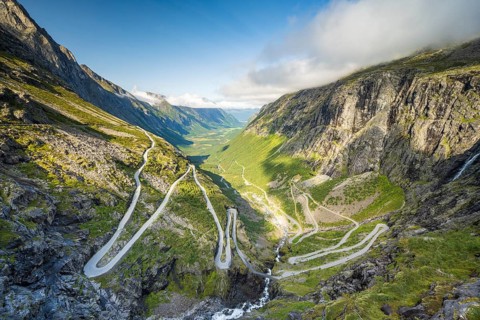 Trollstigen Mountain Road, near Åndalsnes, Møre og Romsdal, Norway, Europe