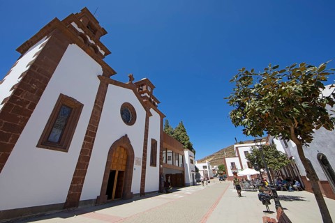 Church Templo Parroquiale de San Matias, Artenara, Las Palmas Province, Gran Canaria, Canary