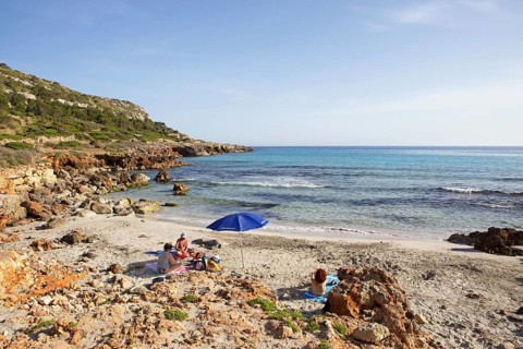 Platja de Son Bou Beach, Alaior, Menorca, Balearic Islands, Spain, Europe
