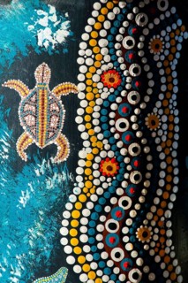Aboriginal painting, aboriginal, art, indigenous, colourful, Australia, Oceania