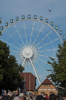 Ferris wheel, Hanse Sail, Warnemünde, Rostock, Mecklenburg-Western Pomerania, Germany, Europe