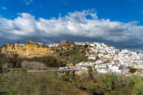 The white houses of Arcos de la Frontera, Andalusia, Spain, Europe