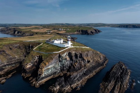 A view of the Galley Head Lighthouse in County Cork