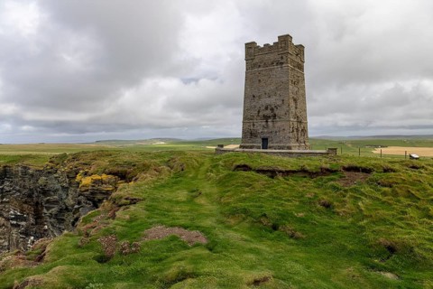 Kitchener Memorial, World War I memorial tower, First World War, commemorating the sinking of HMS