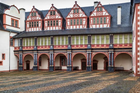 Weilburg Castle is one of the most important baroque palaces in Hesse, Germany, Europe