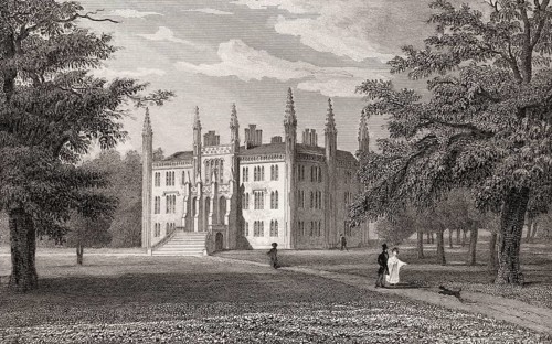 Ross Priory, Gartocharn, West Dunbartonshire, Scotland, 19th century, from Modern Athens by Th. H.